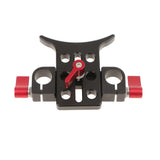 Maxbell Long Lens Support Height Adjustable 15mm Rod Clamp Rail System Follow Rig Red - Aladdin Shoppers