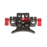 Maxbell Long Lens Support Height Adjustable 15mm Rod Clamp Rail System Follow Rig Red - Aladdin Shoppers