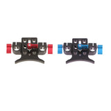 Maxbell Long Lens Support Height Adjustable 15mm Rod Clamp Rail System Follow Rig Red - Aladdin Shoppers