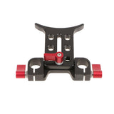Maxbell Long Lens Support Height Adjustable 15mm Rod Clamp Rail System Follow Rig Red - Aladdin Shoppers
