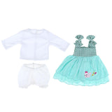 Maxbell Long Sleeve Tops Dress Short Pants for 22'' Newborn Baby Doll Clothes Set - Aladdin Shoppers