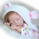 Maxbell Lovely 22inch Reborn Doll Soft Silicone Newborn Baby Doll with Baby Blanket - Aladdin Shoppers