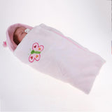 Maxbell Lovely 22inch Reborn Doll Soft Silicone Newborn Baby Doll with Baby Blanket - Aladdin Shoppers