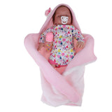 Maxbell Lovely 22inch Reborn Doll Soft Silicone Newborn Baby Doll with Baby Blanket - Aladdin Shoppers