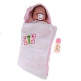 Maxbell Lovely 22inch Reborn Doll Soft Silicone Newborn Baby Doll with Baby Blanket - Aladdin Shoppers