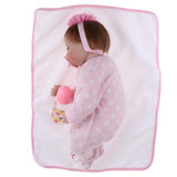 Maxbell Lovely 22inch Reborn Doll Soft Silicone Newborn Baby Doll with Clothes Pink - Aladdin Shoppers