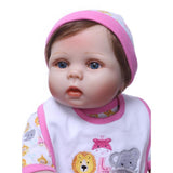 Maxbell Lovely 56cm Reborn Doll Full Silicone Newborn Baby Girl Doll Toy Clothes Set - Aladdin Shoppers