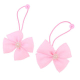 Maxbell Lovely Bowknot Flower Hair Band Rope for Doll Children Makeup Pink Bowknot - Aladdin Shoppers