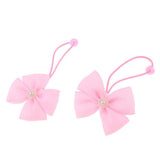 Maxbell Lovely Bowknot Flower Hair Band Rope for Doll Children Makeup Pink Bowknot - Aladdin Shoppers