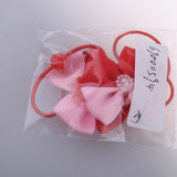 Maxbell Lovely Bowknot Flower Hair Band Rope for Doll Children Makeup Red Bowknot - Aladdin Shoppers