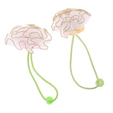 Maxbell Lovely Bowknot Flower Hair Band Rope for Doll Children Makeup White Flower - Aladdin Shoppers