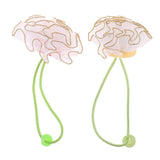 Maxbell Lovely Bowknot Flower Hair Band Rope for Doll Children Makeup White Flower - Aladdin Shoppers