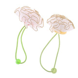 Maxbell Lovely Bowknot Flower Hair Band Rope for Doll Children Makeup White Flower - Aladdin Shoppers
