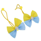 Maxbell Lovely Bowknot Flower Hair Band Rope for Doll Children Makeup Yellow Bowknot - Aladdin Shoppers