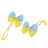 Maxbell Lovely Bowknot Flower Hair Band Rope for Doll Children Makeup Yellow Bowknot - Aladdin Shoppers