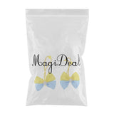 Maxbell Lovely Bowknot Flower Hair Band Rope for Doll Children Makeup Yellow Bowknot - Aladdin Shoppers