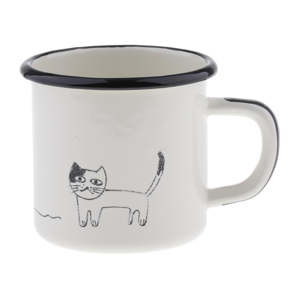 Maxbell Lovely Ceramic Coffee Mug Tea Cup Plain Color Kitchen Cup 8x2cm - Aladdin Shoppers