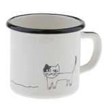 Maxbell Lovely Ceramic Coffee Mug Tea Cup Plain Color Kitchen Cup 8x2cm - Aladdin Shoppers