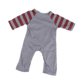 Maxbell Lovely Clothes Girl Printed Romper for 20-22'' Newborn Baby Dolls Xmas Style - Aladdin Shoppers