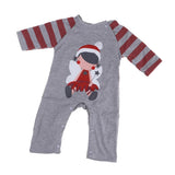 Maxbell Lovely Clothes Girl Printed Romper for 20-22'' Newborn Baby Dolls Xmas Style - Aladdin Shoppers