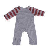 Maxbell Lovely Clothes Girl Printed Romper for 20-22'' Newborn Baby Dolls Xmas Style - Aladdin Shoppers