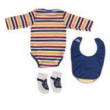 Maxbell Lovely Clothes Jumpsuits Romper and Bib Set for 20-22'' Newborn Baby Dolls - Aladdin Shoppers