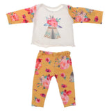 Maxbell Lovely Cotton Pajamas Nighgown for 18inch Dolls Clothes Yellow - Aladdin Shoppers