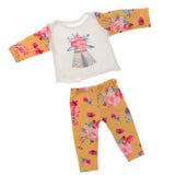 Maxbell Lovely Cotton Pajamas Nighgown for 18inch Dolls Clothes Yellow - Aladdin Shoppers