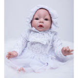 Maxbell Lovely Doll Clothes Set Lace Dress and Hat For 20-22'' Newborn Baby Dolls - Aladdin Shoppers