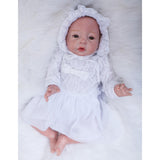 Maxbell Lovely Doll Clothes Set Lace Dress and Hat For 20-22'' Newborn Baby Dolls - Aladdin Shoppers