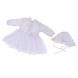 Maxbell Lovely Doll Clothes Set Lace Dress and Hat For 20-22'' Newborn Baby Dolls - Aladdin Shoppers