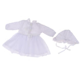 Maxbell Lovely Doll Clothes Set Lace Dress and Hat For 20-22'' Newborn Baby Dolls - Aladdin Shoppers