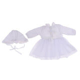 Maxbell Lovely Doll Clothes Set Lace Dress and Hat For 20-22'' Newborn Baby Dolls - Aladdin Shoppers