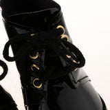 Maxbell Lovely Doll PU Shoes for Doll Shoes 18inch Doll Accs Black - Aladdin Shoppers