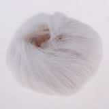 Maxbell Lovely Doll Short Bob Hair for 1/8 BJD Dolls DIY Making Accessory White - Aladdin Shoppers