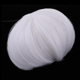 Maxbell Lovely Doll Short Bob Hair for 1/8 BJD Dolls DIY Making Accessory White - Aladdin Shoppers