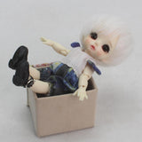 Maxbell Lovely Doll Short Bob Hair for 1/8 BJD Dolls DIY Making Accessory White - Aladdin Shoppers
