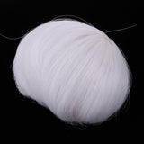 Maxbell Lovely Doll Short Bob Hair for 1/8 BJD Dolls DIY Making Accessory White - Aladdin Shoppers