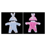 Maxbell Lovely Plush Jumpsuit Hat Suit for 25cm Mellchan Baby Doll Accessories Pink - Aladdin Shoppers