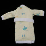 Maxbell Lovely Printed Sleepwear Nightgown for 1/6 Girl Dolls Accessory Yellow - Aladdin Shoppers