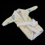 Maxbell Lovely Printed Sleepwear Nightgown for 1/6 Girl Dolls Accessory Yellow - Aladdin Shoppers