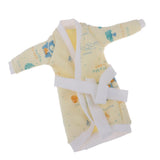 Maxbell Lovely Printed Sleepwear Nightgown for 1/6 Girl Dolls Accessory Yellow - Aladdin Shoppers