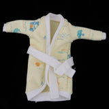 Maxbell Lovely Printed Sleepwear Nightgown for 1/6 Girl Dolls Accessory Yellow - Aladdin Shoppers