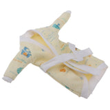 Maxbell Lovely Printed Sleepwear Nightgown for 1/6 Girl Dolls Accessory Yellow - Aladdin Shoppers