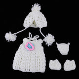 Maxbell Lovely Reborn Doll Knitted Dress Hat Set for 30cm Baby Dolls Dress Up Accs - Aladdin Shoppers