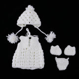 Maxbell Lovely Reborn Doll Knitted Dress Hat Set for 30cm Baby Dolls Dress Up Accs - Aladdin Shoppers