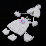 Maxbell Lovely Reborn Doll Knitted Dress Hat Set for 30cm Baby Dolls Dress Up Accs - Aladdin Shoppers