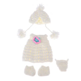 Maxbell Lovely Reborn Doll Knitted Dress Hat Set for 30cm Baby Dolls Dress Up Accs - Aladdin Shoppers