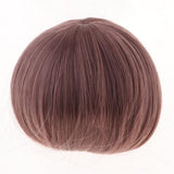Maxbell Lovely Short Straight Hair Bob Wig for 1/4 BJD Doll DIY Making Accs Chestnut - Aladdin Shoppers