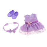 Maxbell Lovely Sleeveless Dress Hairband for 25cm Mellchan Dolls Clothes Accessories - Aladdin Shoppers
